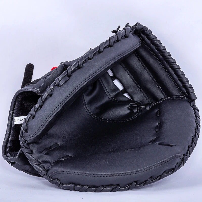 Full ain Leather Baseball Glove Sofall Mitt Profional cher Adult Youth Junior Player Fi's Handwear