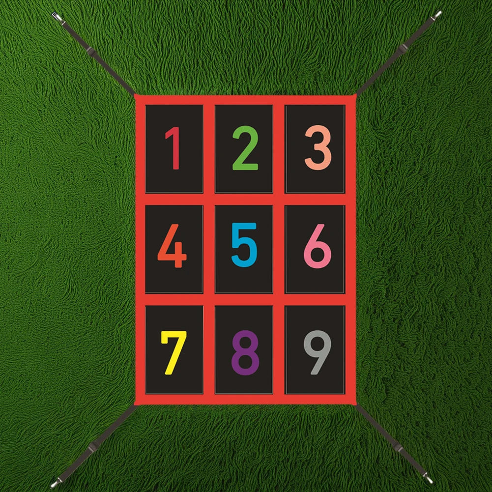 Baseball Softball Practice Net with Adjustable Strike Zone Target Batting Net Baseball Target Net for Batting Hitting Pitching