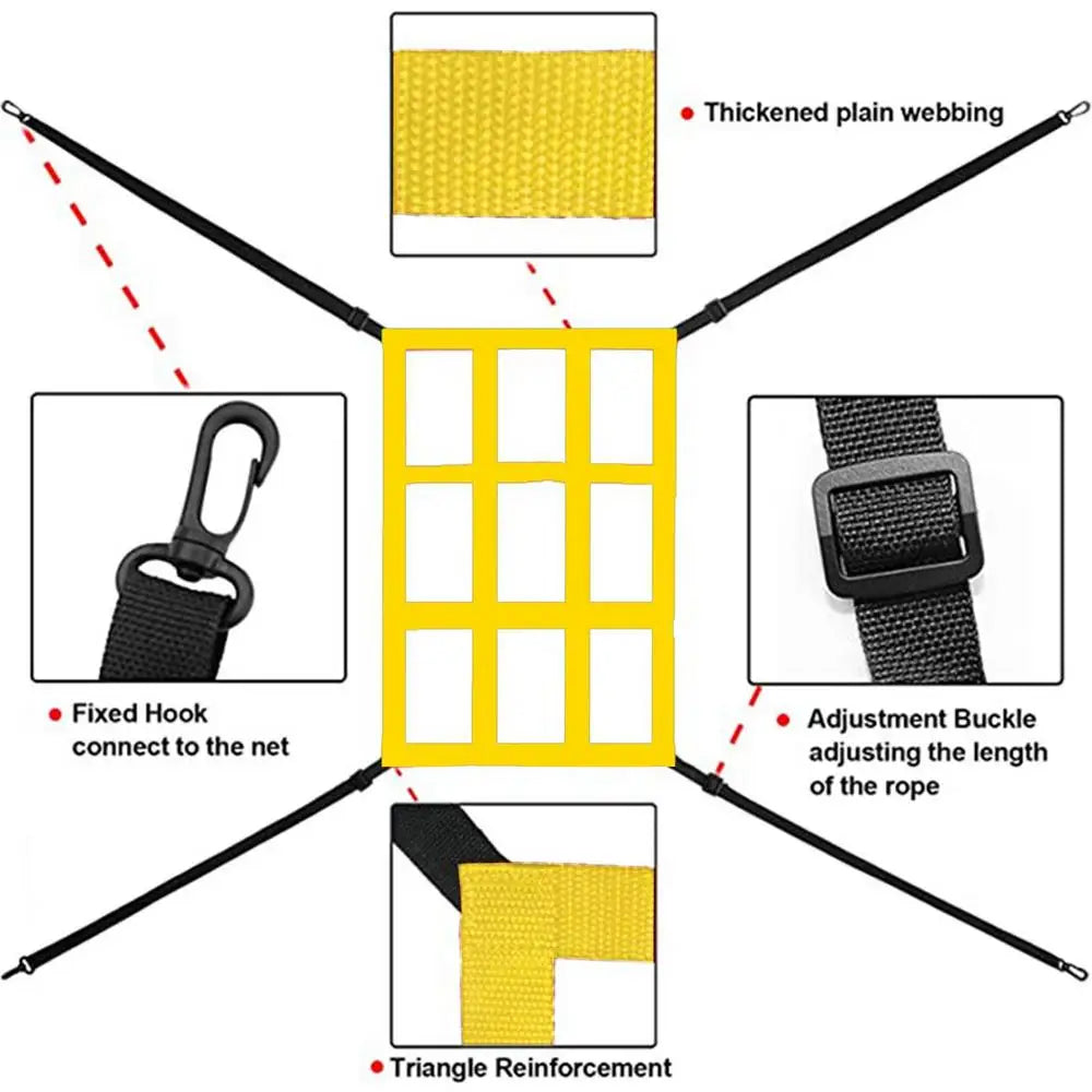 Baseball Softball Practice Net Portable Hitting Pitching Batting Training Net Baseball Backstop Net Backstop Screen Equipment