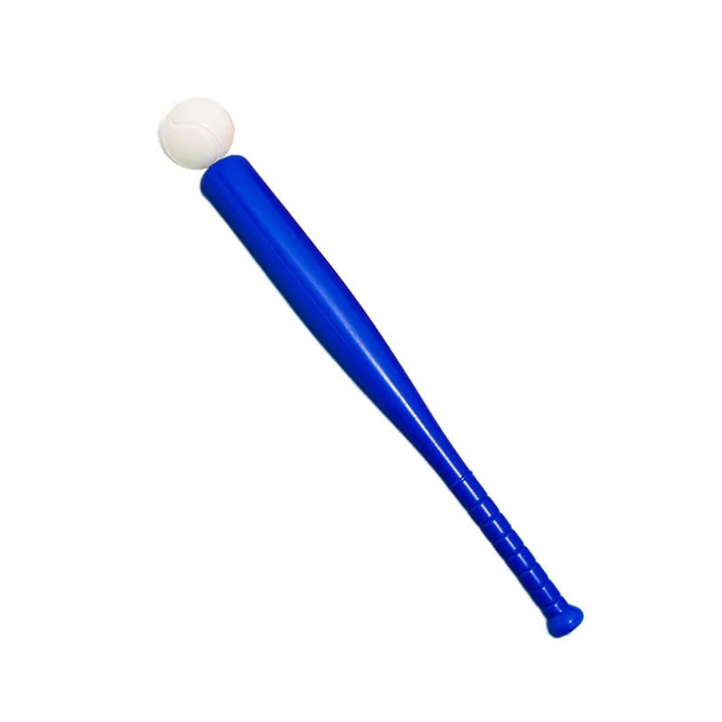 1set Mini Baseball Bat Plastic Lightweight Outdoor Indoor Sports Fitness Goods Morning Exercises Training Prop Leisure Game TMZ