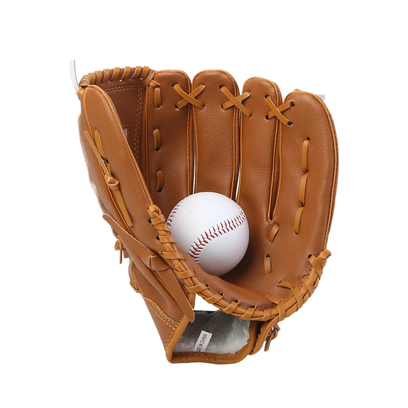 Thiened Baseball Gloves Sofall Gloves for Men And Women Left And Right Hand Kids Teens Adults Parent-Child Sports Fitn
