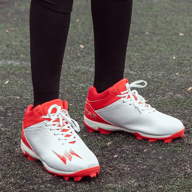 Game Non-slip Lightweight Sports Shoes Wear-resistant Comfortable Softball Shoes Men's and Women's Training Baseball Shoes