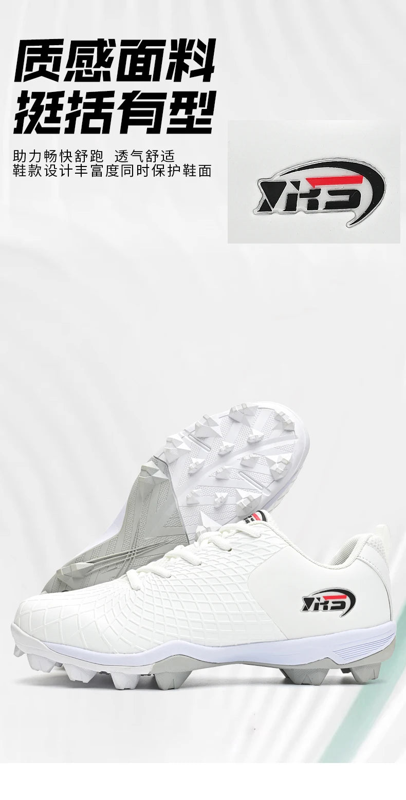Men's Baseball Shoes, Outdoor Anti Slip Rugby Shoes, Beginner's Board Shoes, Sports Training Baseball Shoes