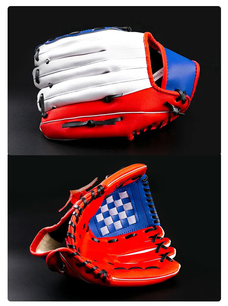 Teenage Children's Baseball Glove Batting Gloves Left And Right Hand Sofall Gloves Criet Gloves Sports Fitn Fans