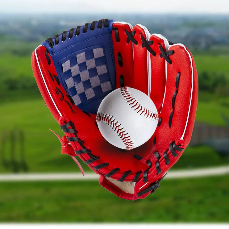 Teenage Children's Baseball Glove Batting Gloves Left And Right Hand Sofall Gloves Criet Gloves Sports Fitn Fans