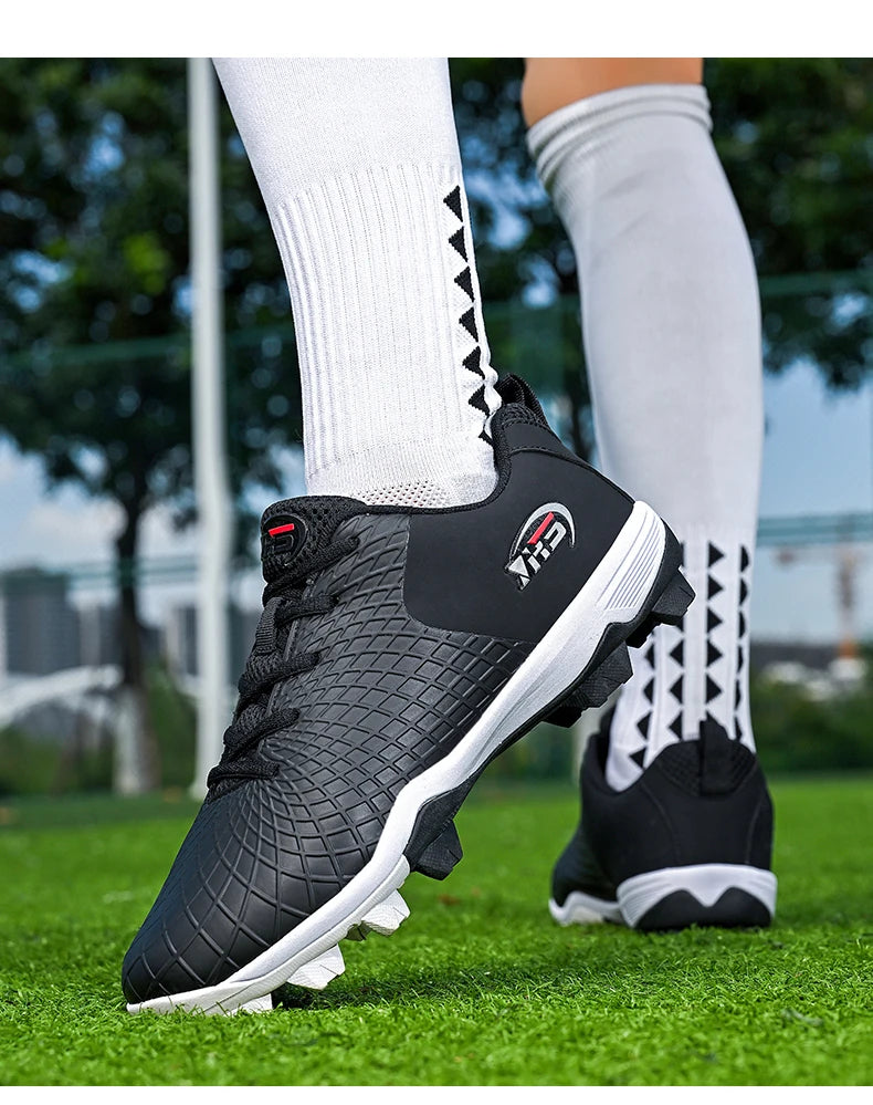 Men's Baseball Shoes, Outdoor Anti Slip Rugby Shoes, Beginner's Board Shoes, Sports Training Baseball Shoes