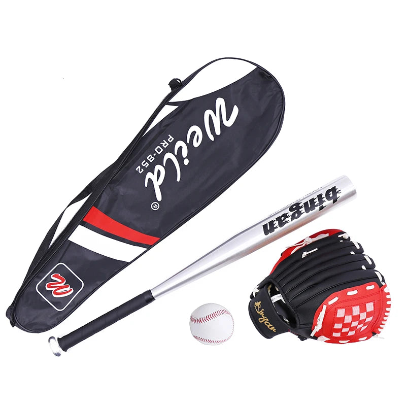 Children's Baseball Set Practice Bat Sofall Glove Home Run Base Ball Equipment for Kids Sports Fitn Fans Supplies