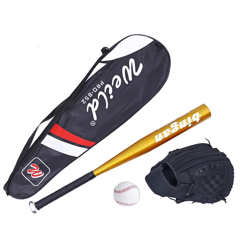 Children's Baseball Set Practice Bat Sofall Glove Home Run Base Ball Equipment for Kids Sports Fitn Fans Supplies