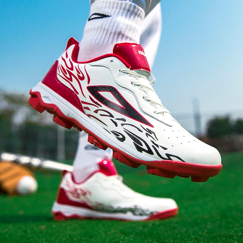 2025 New Men Baseball Sneakers Professional Softball Sport Shoes Non Slip Spiked Sneakers Comfortable Baseball Training Shoes