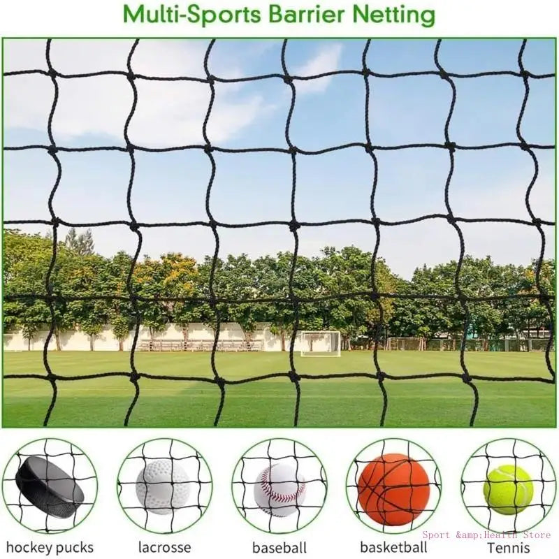Multipurpose Baseball Training Net Sport Netting Barrier for Softball Hockey