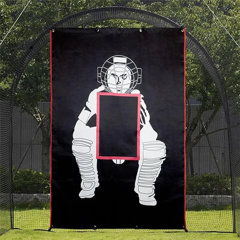 Hanging Baseball Pitching Target Practice Net Single Player Training Baseball Pitcher Good Ball Strike Cage Fanxinbl Bbn022