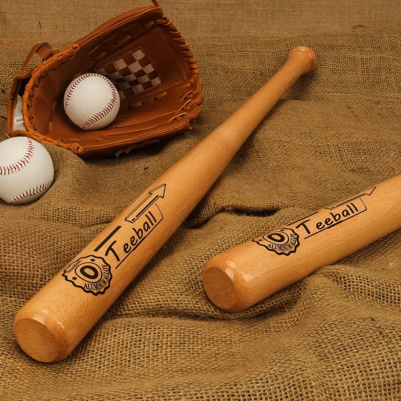 21 Inch Solid Wood Professional Baseball Bat Hardwood Stick for Softball Outdoor Sports Fitness Also Practical Self-Defense Gear