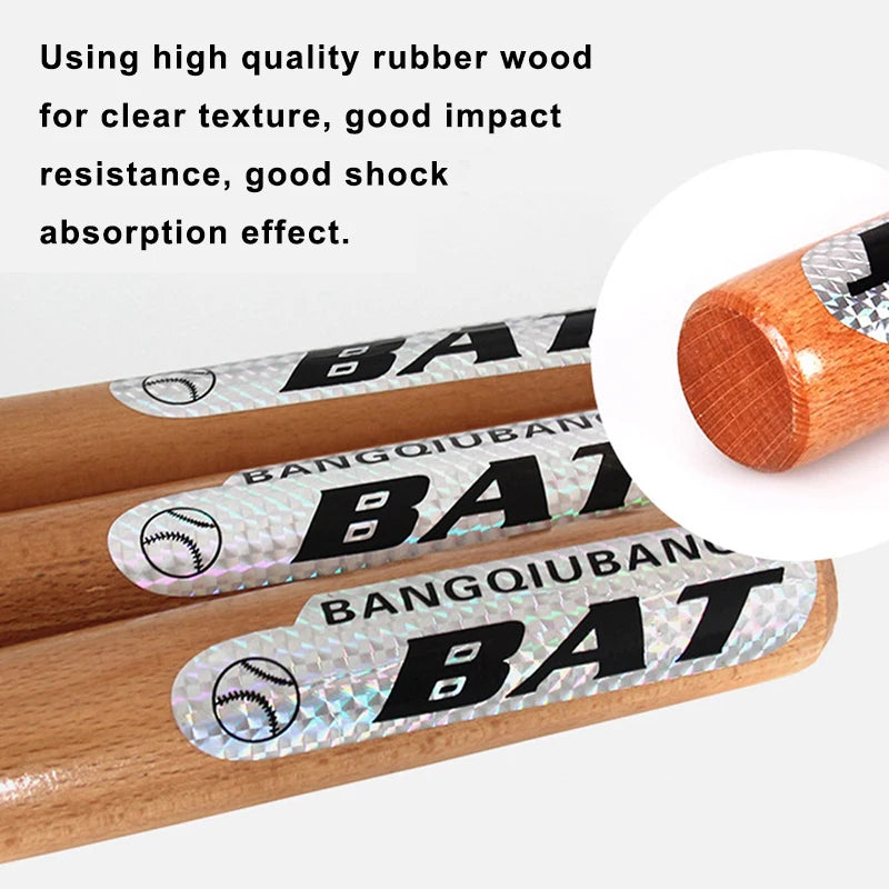 Wood Baseball Bat Professional Hardwood Baseball Stick Outdoor Sports Self-defense Weapon Bat Of The Bit Softball Bats Softball