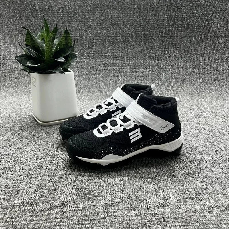 Professional Baseball Shoes for Mens Black White Sport Shoes Man Brand Designer Baseball Shoe Men Gym Sneakers
