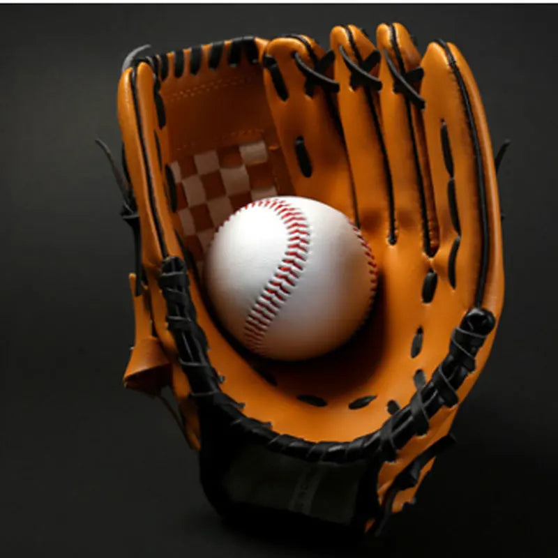 1pc Outdoor Sports Baseball Glove Durable Softball Practice Equipment Size 9.5/10.5/11.5/12.5 Adult Man Woman Train Supplies