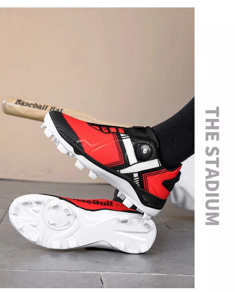 Men's Baseball Shoes, Professional Softball Sports Shoes, Anti Slip Outdoor Nail Shoes, Baseball Training Shoes Sizes 38-45