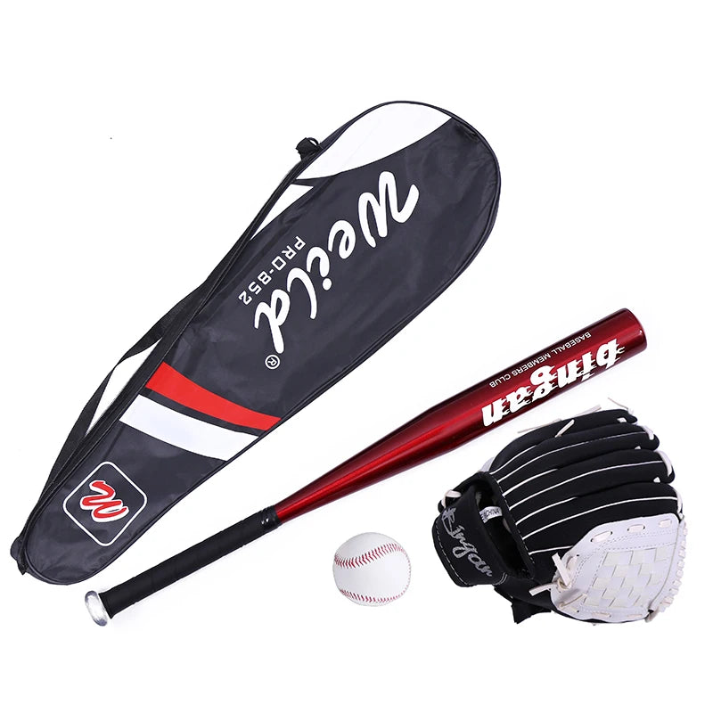 Children's Baseball Set Practice Bat Sofall Glove Home Run Base Ball Equipment for Kids Sports Fitn Fans Supplies