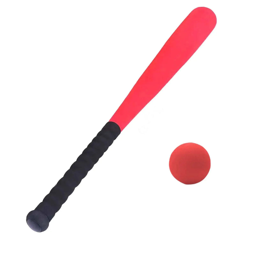 Kids Foam Baseball Bat and Ball 21 inch Lightweight Safe Toy EVA Softball Bat Tball Bat for Indoor Outdoor Learning Game Playing