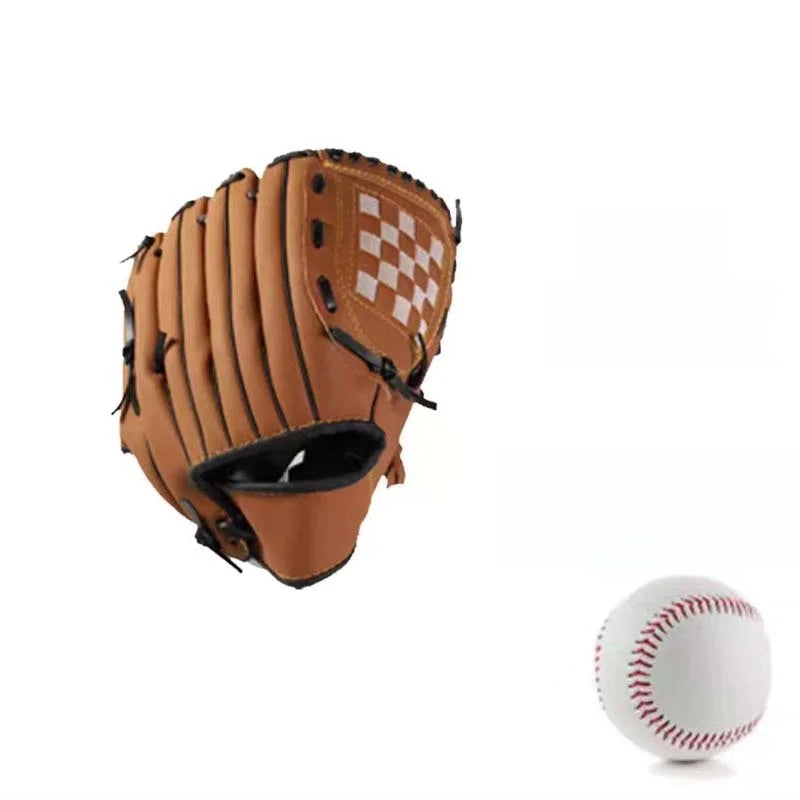 Baseball Gloves PVC PU for Children Teens Adults T Building Sports Equipment Baseball Glove Sports Fitn Fans Supplies