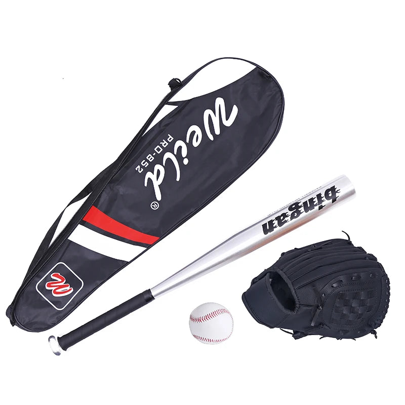 Children's Baseball Set Practice Bat Sofall Glove Home Run Base Ball Equipment for Kids Sports Fitn Fans Supplies