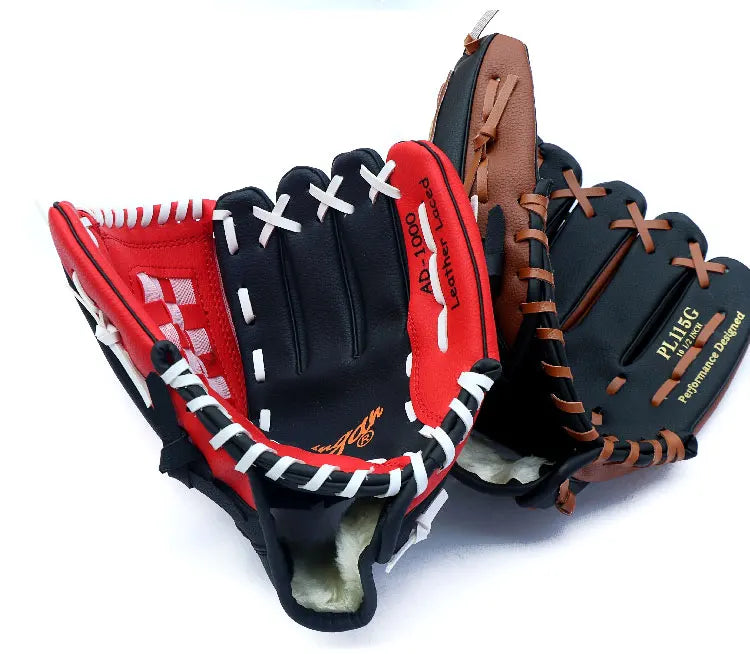 Baseball Gloves 9 Inch 0 Inch  Inch Inner Field Outer Field Gloves Training for Children Youths Teenagers Adults Towing