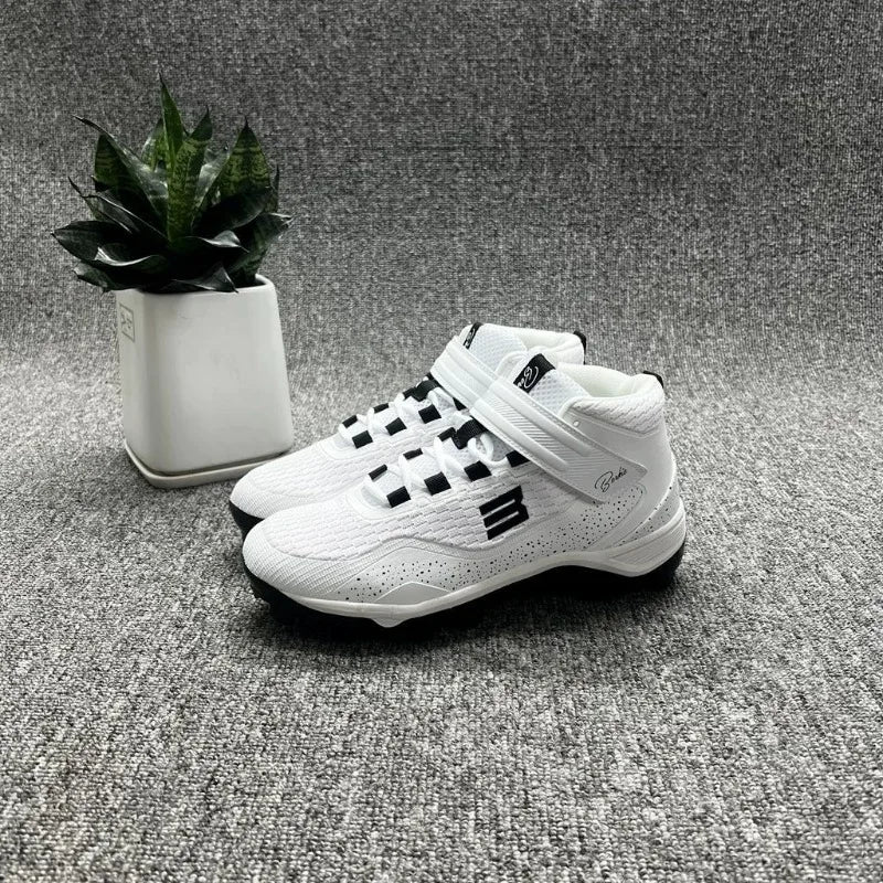 Professional Baseball Shoes for Mens Black White Sport Shoes Man Brand Designer Baseball Shoe Men Gym Sneakers