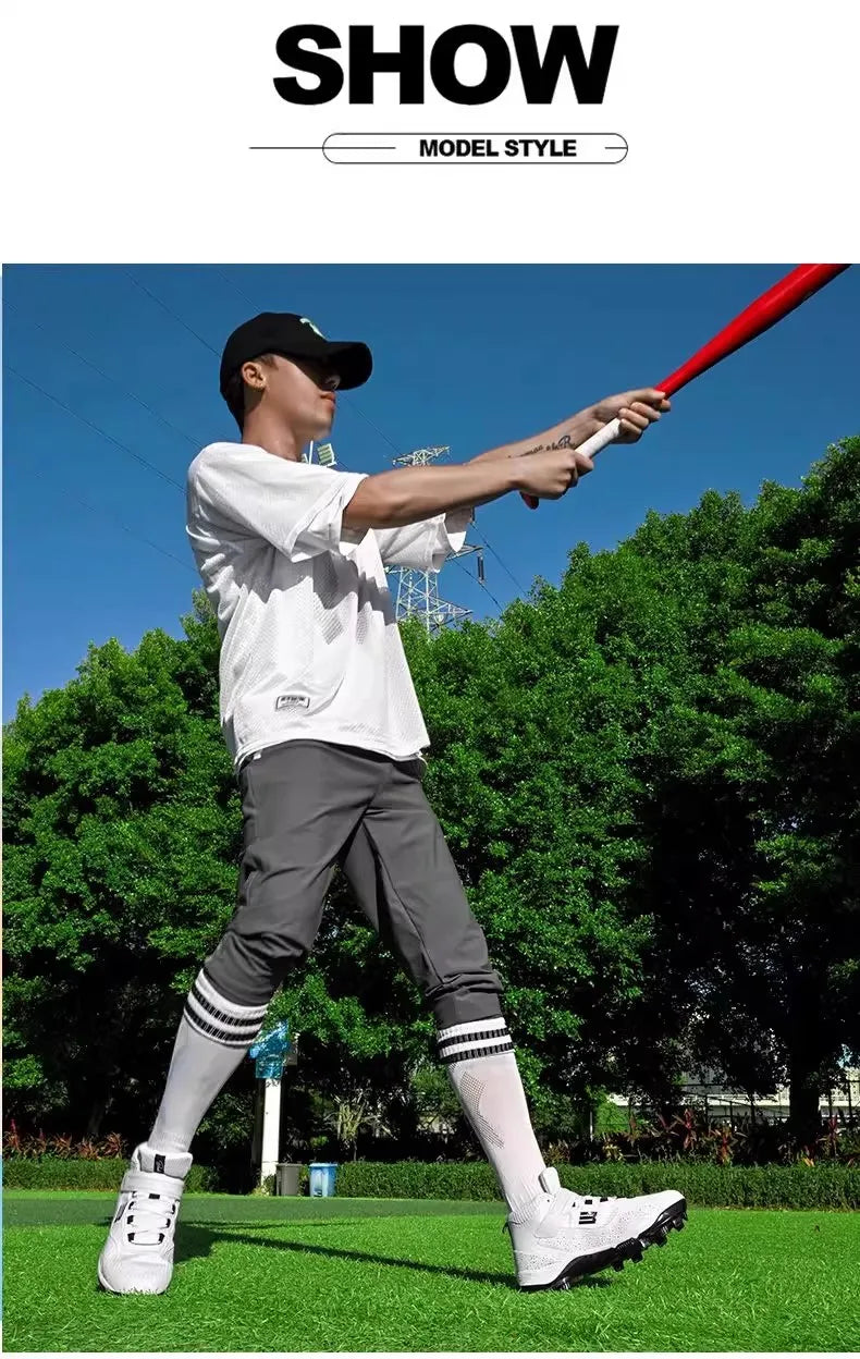 Wear-resistant non-slip professional baseball shoes Competition training softball shoes Men's and women's sports shoes