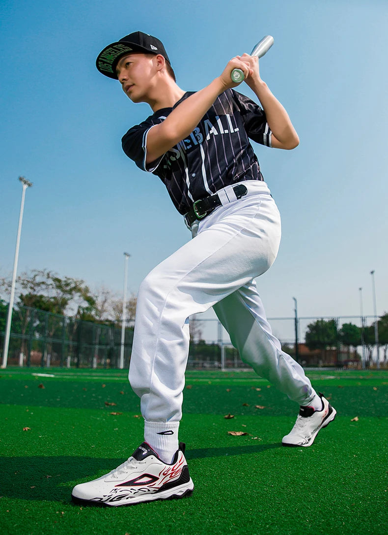 2025 New Men Baseball Sneakers Professional Softball Sport Shoes Non Slip Spiked Sneakers Comfortable Baseball Training Shoes