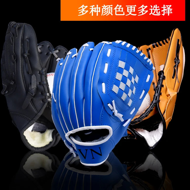 Baseball Gloves for Children Youth Adults Pitcher cher Batting Gloves Soft Leather Sports Fitn Fans Supplies