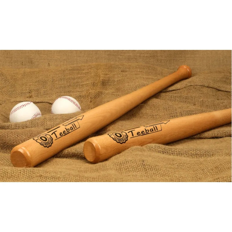 21 Inch Solid Wood Professional Baseball Bat Hardwood Stick for Softball Outdoor Sports Fitness Also Practical Self-Defense Gear