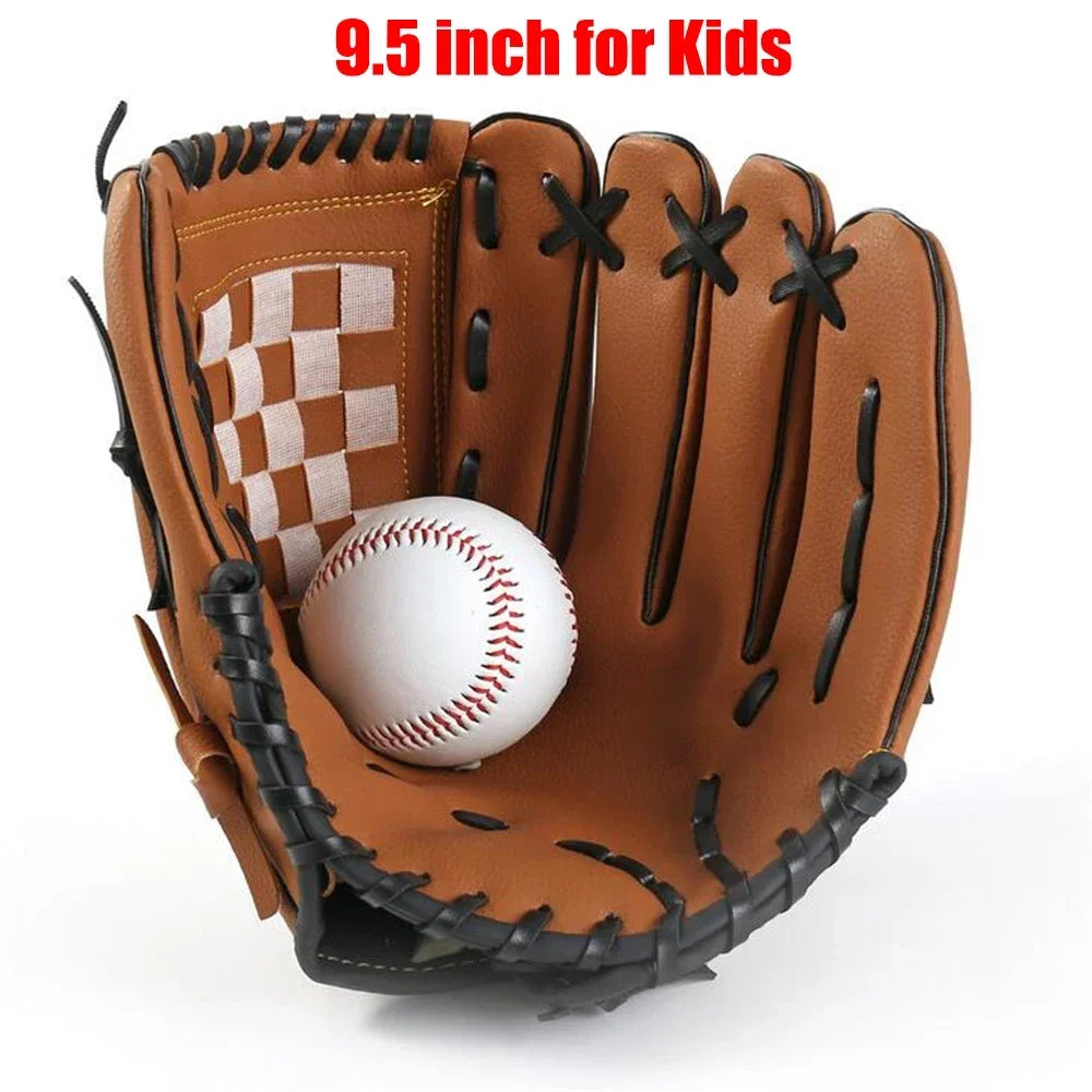 Three size Outdoor Sport Baseball Glove Catcher Baseball Softball Training Practice Equipment Left Hand For Kids/Teenagers/Adult