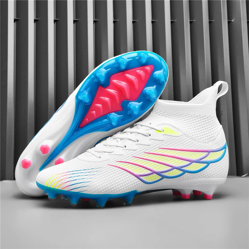 2025 New Softball Shoes for Men High Top Baseball Sneakers Women Comfortable Baseball Shoes Wear-Resisting Outdoor Sneakers