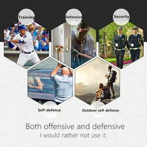 20 inch High Strenght Training Softball Baseball Bat Stick Aluminum Baseball Bat Bar Home Defense Self-Defense