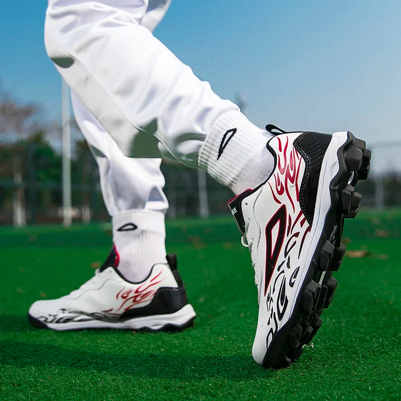 Mens Baseball Shoes Rugby Sneakers Womens Anti-slip Sneakers Beginner Cricket Shoes Athletic Training Shoes