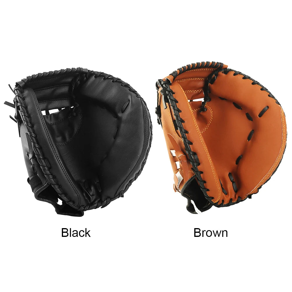 Baseball Glove PU Leather Baseball Mitt Thicken Baseball Fielding Glove Wear-resistant Softball Glove for Youth Adults Practice