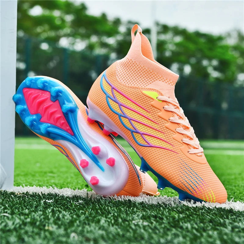 2025 New Softball Shoes for Men High Top Baseball Sneakers Women Comfortable Baseball Shoes Wear-Resisting Outdoor Sneakers