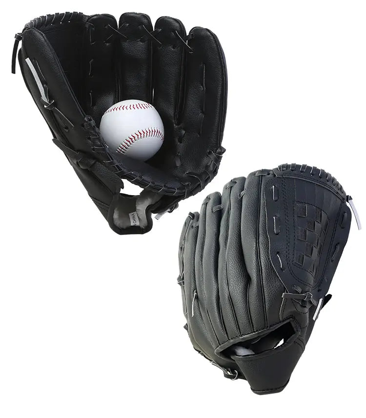 Thiened Baseball Gloves Sofall Gloves for Men And Women Left And Right Hand Kids Teens Adults Parent-Child Sports Fitn