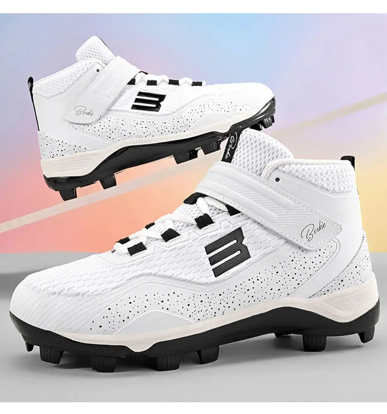 new wear-resistant non-slip sports shoes lightweight breathable comfortable softball shoes long spikes non-slip baseball shoes