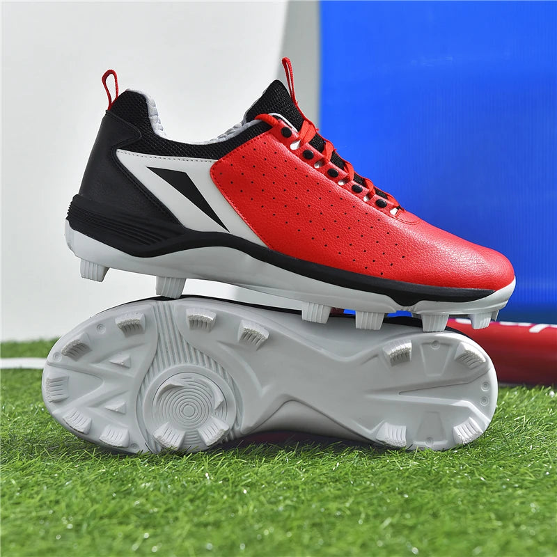 Men's Baseball Shoes Training Long Spikes Softball Shoes Non-slip Cleats And Turf Softball Sneakers Baseball Sneakers
