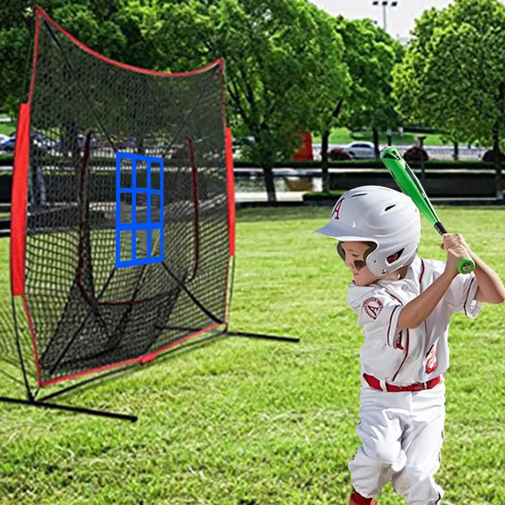 Baseball Softball Practice Net Portable Hitting Pitching Batting Training Net Baseball Backstop Net Backstop Screen Equipment