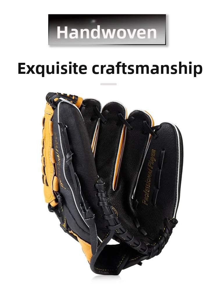 Leather Baseball Glove for Adults And Teenagers College Students Sports Class Sofall Towing Gloves Baseball Equipment
