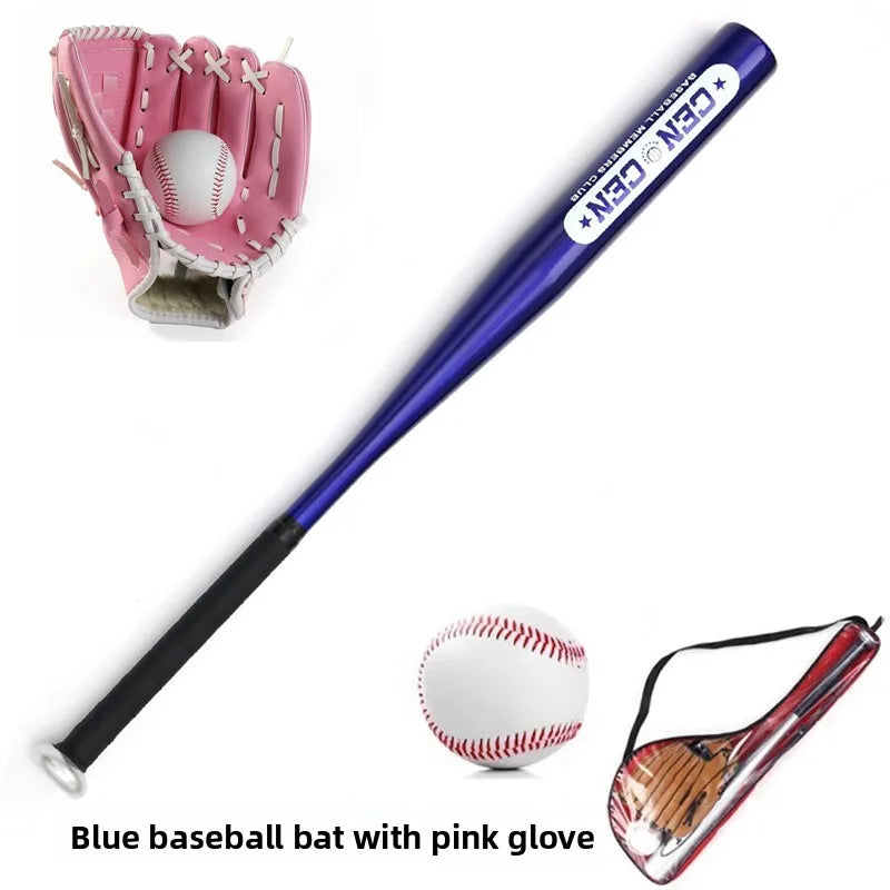 Beginner Children's Baseball Equipment Set Aluminum Alloy Hawthorn Wood Oak Training Baseball Bat Gloves Youth Bapa