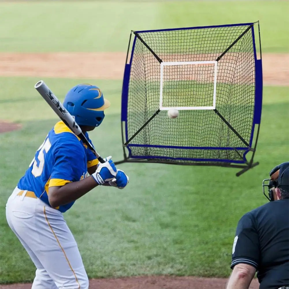 Baseball Backstop Net Portable Baseball Practice Net Hitting Pitching Batting Training Net Baseball Accessories