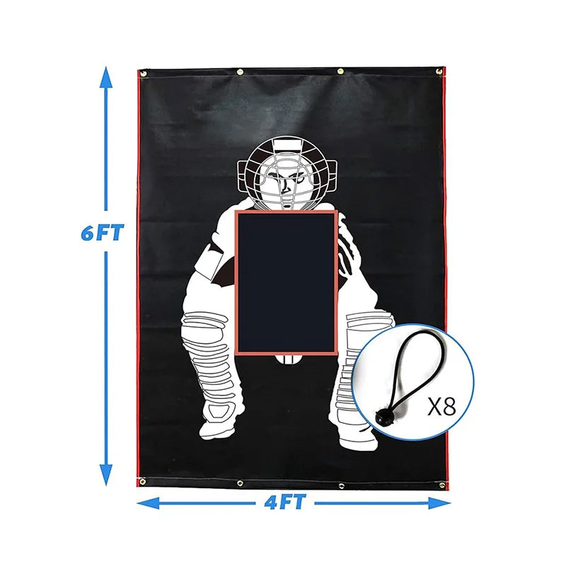 Hanging Baseball Pitching Target Practice Net Single Player Training Baseball Pitcher Good Ball Strike Cage Fanxinbl Bbn022