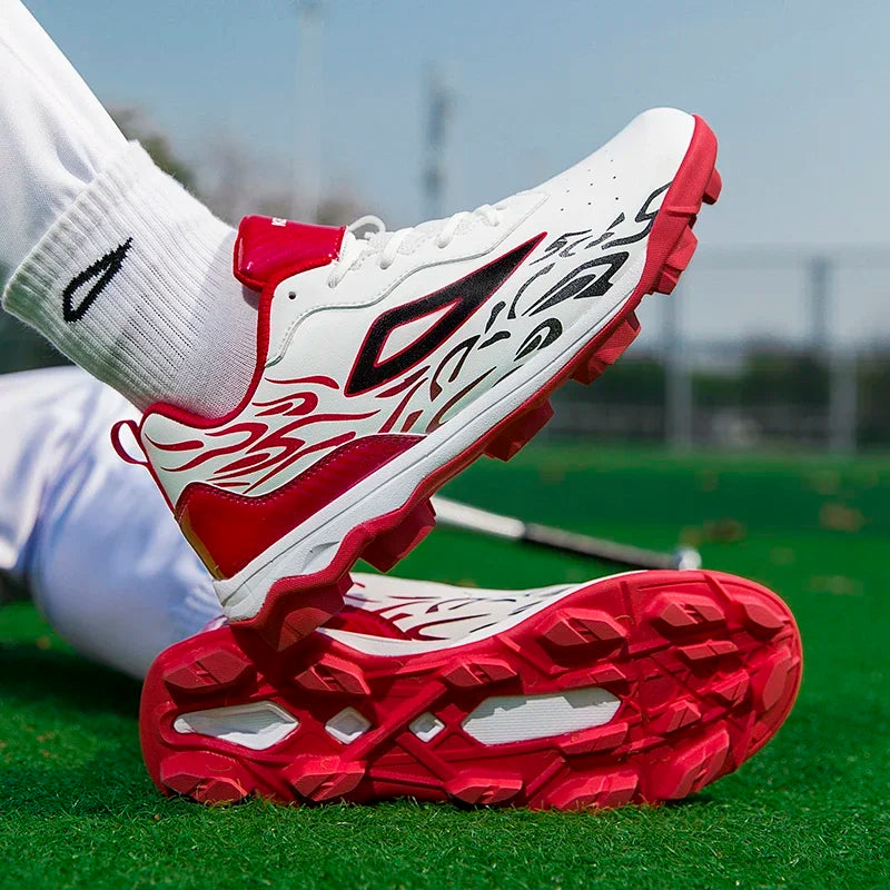 Mens Baseball Shoes Rugby Sneakers Womens Anti-slip Sneakers Beginner Cricket Shoes Athletic Training Shoes