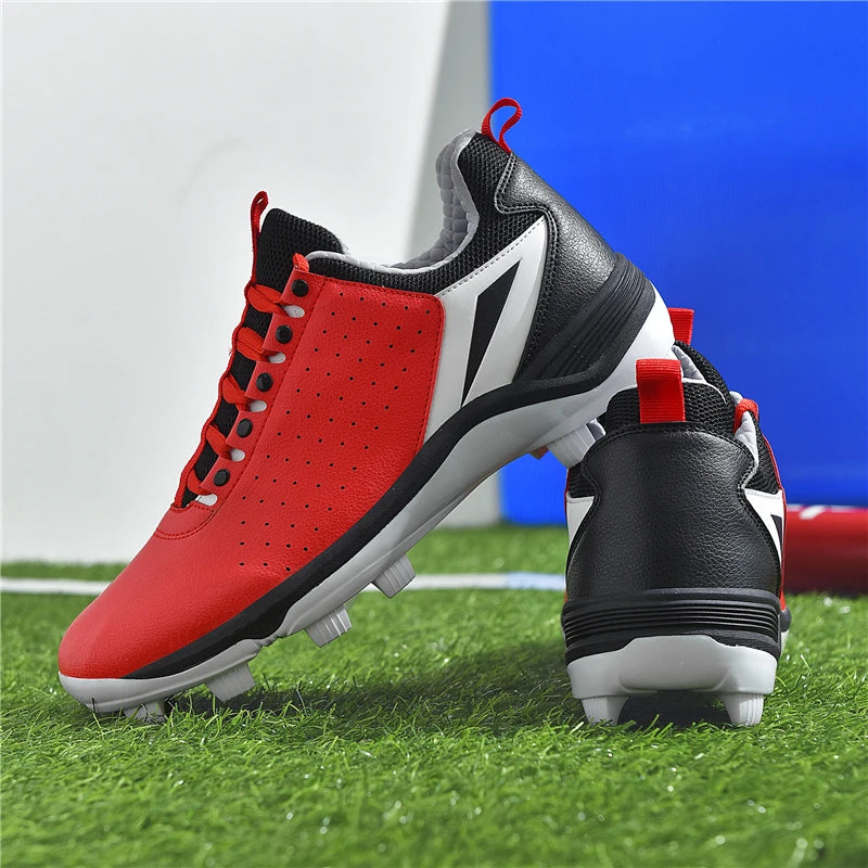 Men's Baseball Shoes Training Long Spikes Softball Shoes Non-slip Cleats And Turf Softball Sneakers Baseball Sneakers