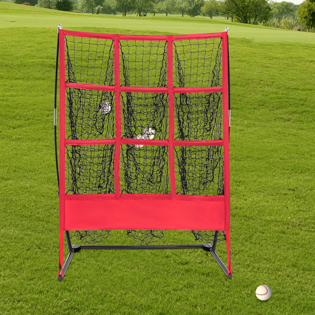 9-Grid Baseball Training Net, High-Quality Materials, Improves Aiming Skills, For Home Backyard Field, Ideal Gift For Fans