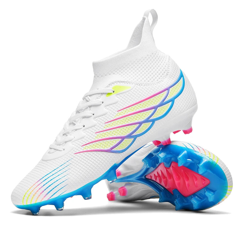 2025 New Softball Shoes for Men High Top Baseball Sneakers Women Comfortable Baseball Shoes Wear-Resisting Outdoor Sneakers