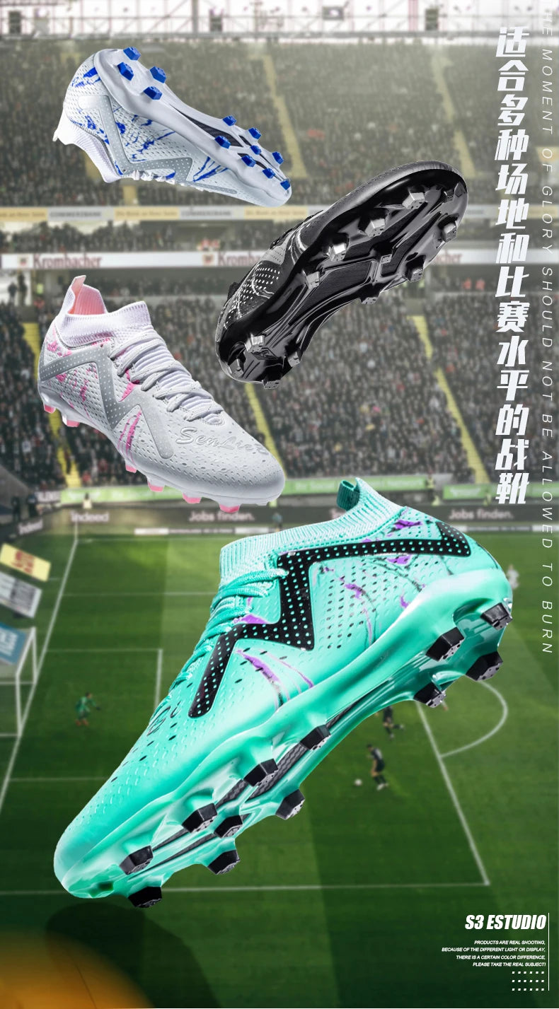 New Style Softball Shoes for Men Anti-Slip Long Spikes Baseball Sneakers Women Baseball Training Shoes Low Top Outdoor Sneakers