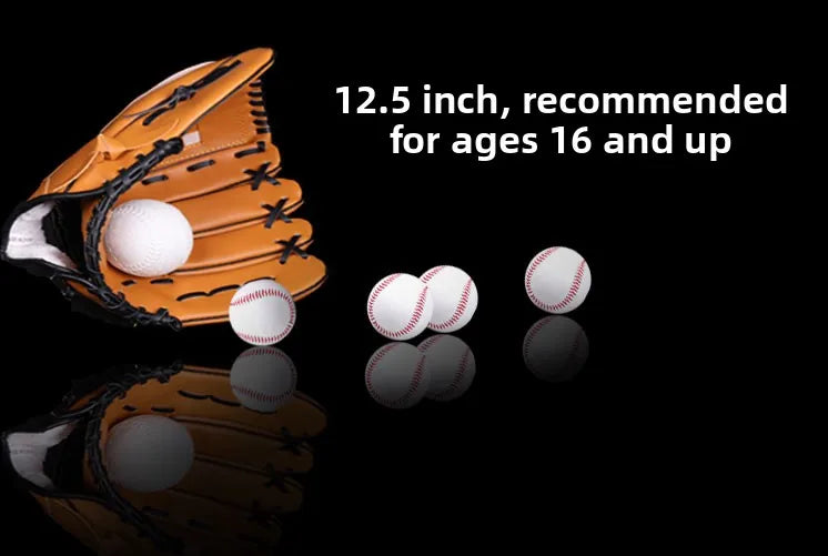 Baseball Gloves for Children Youth Adults Pitcher cher Batting Gloves Soft Leather Sports Fitn Fans Supplies